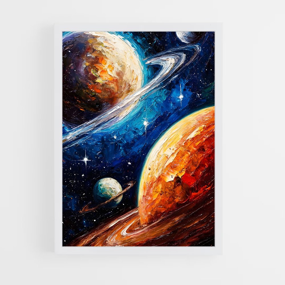 Poster Étoiles et Planètes – affiche Art spatial (vue 3)
